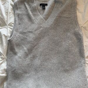 Banana Republic- WOOL VEST Men’s S- Italian Yarn gray